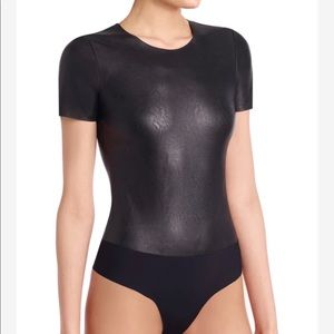 NWT Commando Faux Leather Bodysuit